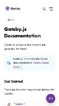 Frame #2 - gatsbyjs.com/docs