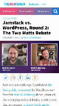 Frame #10 - thenewstack.io/jamstack-vs-wordpress-round-2-the-two-matts-debate