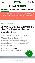 Frame #2 - patch.com/michigan/detroit/2-wayne-county-canvassers-seek-reverse-election-certification