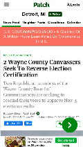 Frame #10 - patch.com/michigan/detroit/2-wayne-county-canvassers-seek-reverse-election-certification