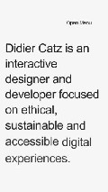 Frame #10 - develop.didiercatz.com