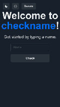 Frame #6 - checkname.himar.dev