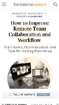Frame #2 - thebalancecareers.com/how-to-improve-remote-team-collaboration-and-workflow-5079518