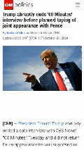 Frame #4 - edition.cnn.com/2020/10/20/politics/trump-interview-60-minutes/index.html
