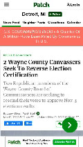 Frame #10 - patch.com/michigan/detroit/2-wayne-county-canvassers-seek-reverse-election-certification